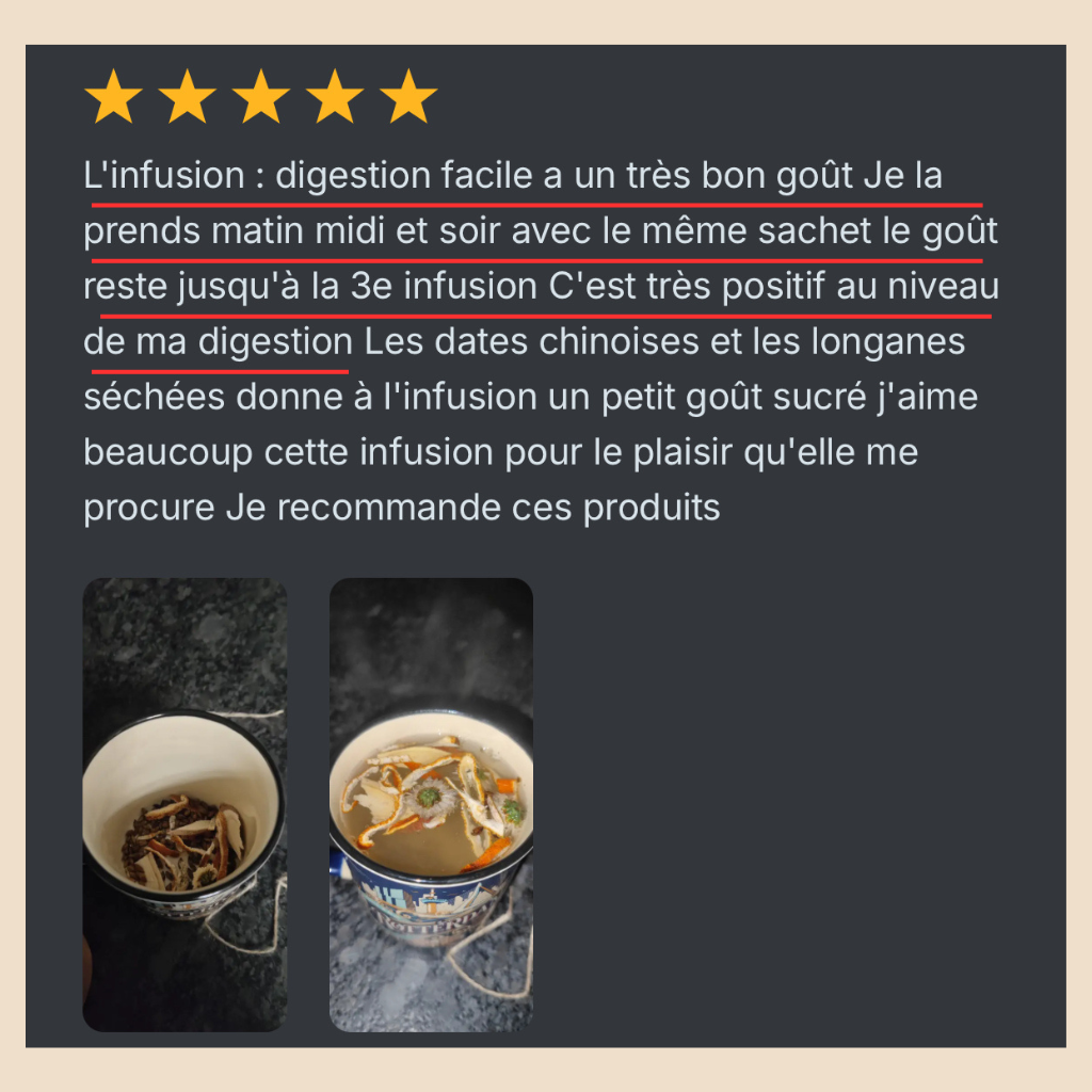 Infusion : Digestion facile