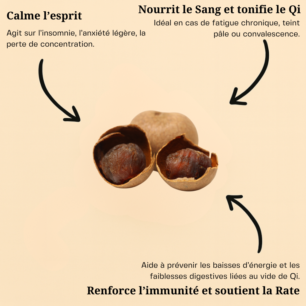 Longane séchée