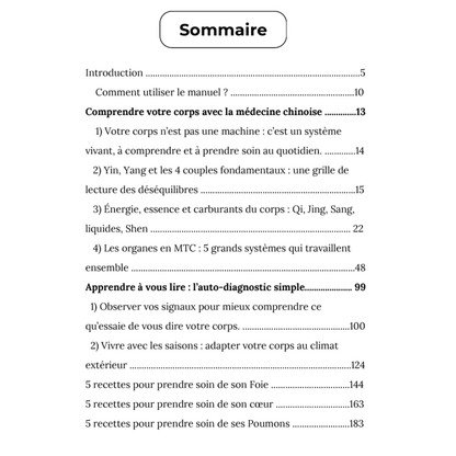 Le Manuel Pratique de la Médecine Traditionnelle Chinoise