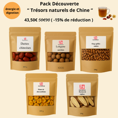 Pack Découverte " Trésors naturels de Chine "