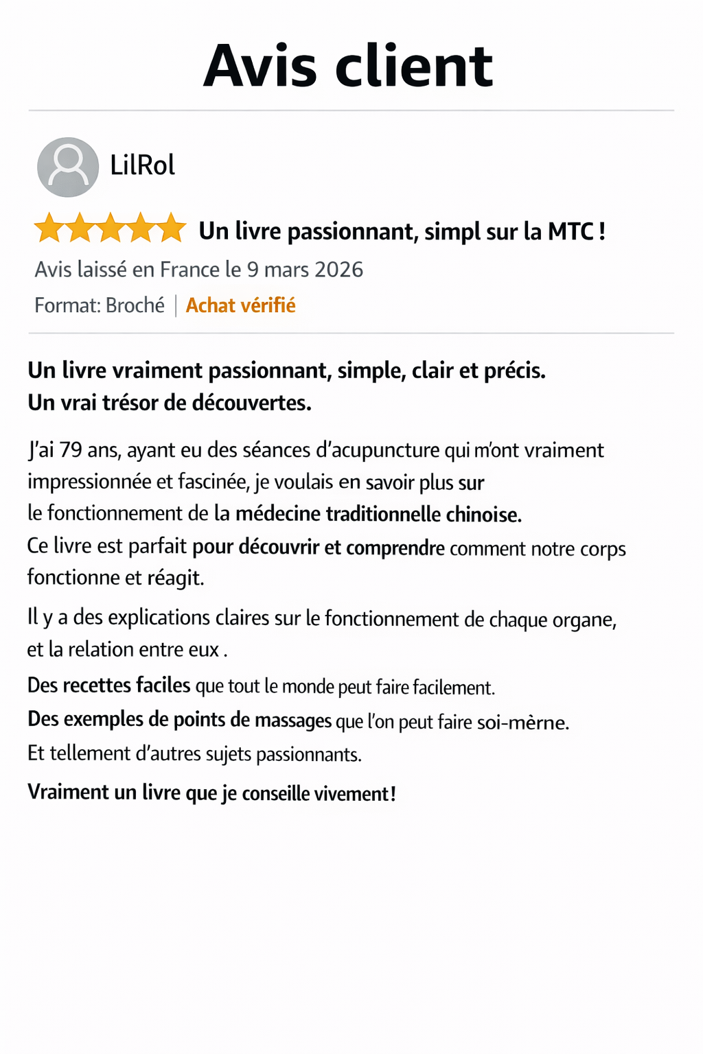 Le Manuel Pratique de la Médecine Traditionnelle Chinoise