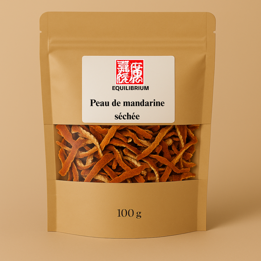 Peau de mandarine séchée